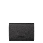 Lieblingstasche Le Foulonné black pebbled leather card holder with a subtle embossed logo.