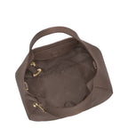 Lieblingstasche Le Foulonné Handtasche S in taupe grained leather with gold hardware and branded interior lining