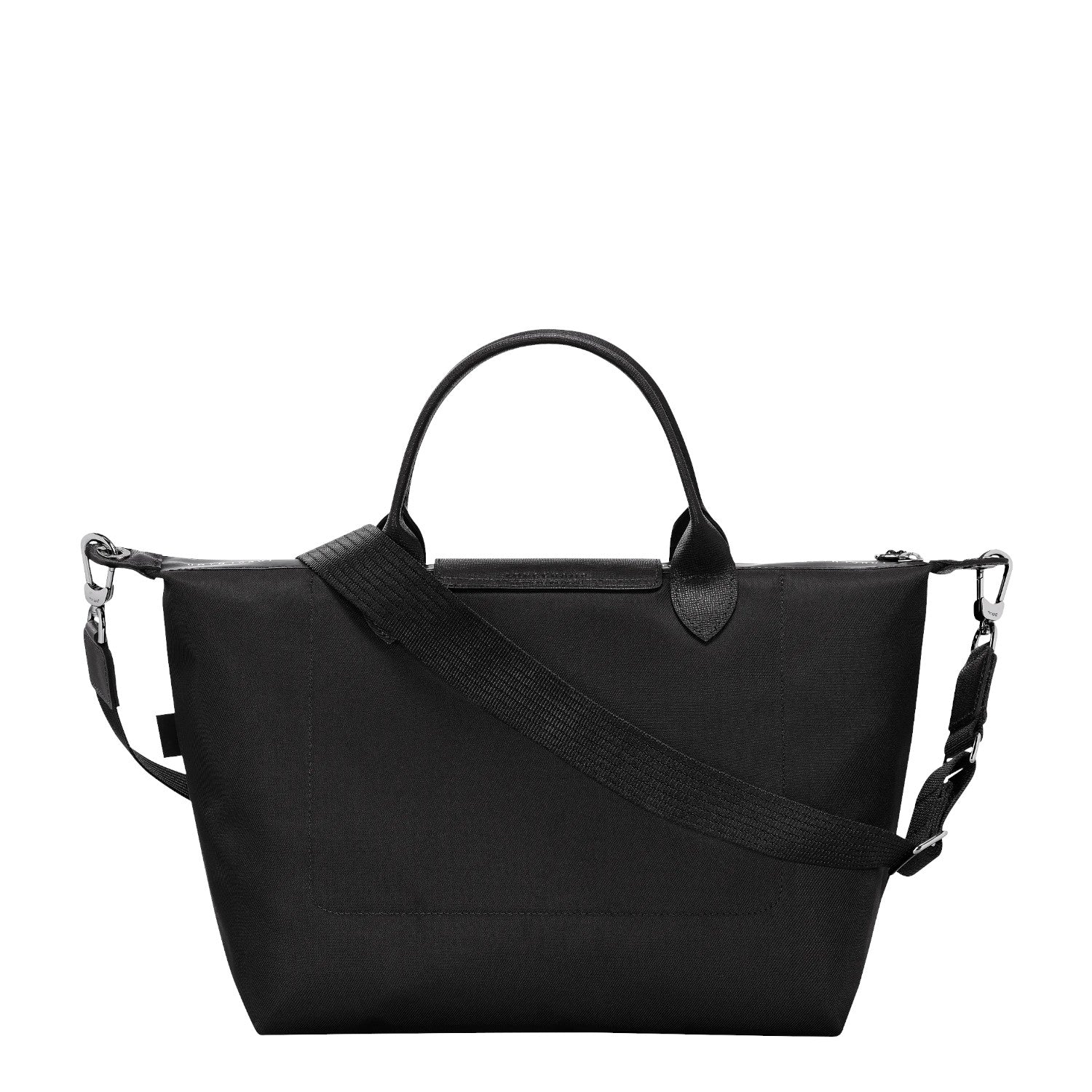 Lieblingstasche Le Pliage Energy M handbag in black recycled ECONYL nylon with a detachable shoulder strap