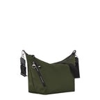 Lieblingstasche Le Pliage Energy olive green crossbody bag with black adjustable strap and branded zipper details