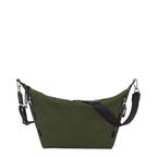 Lieblingstasche Le Pliage Energy medium crossbody bag in olive green nylon with black adjustable shoulder strap