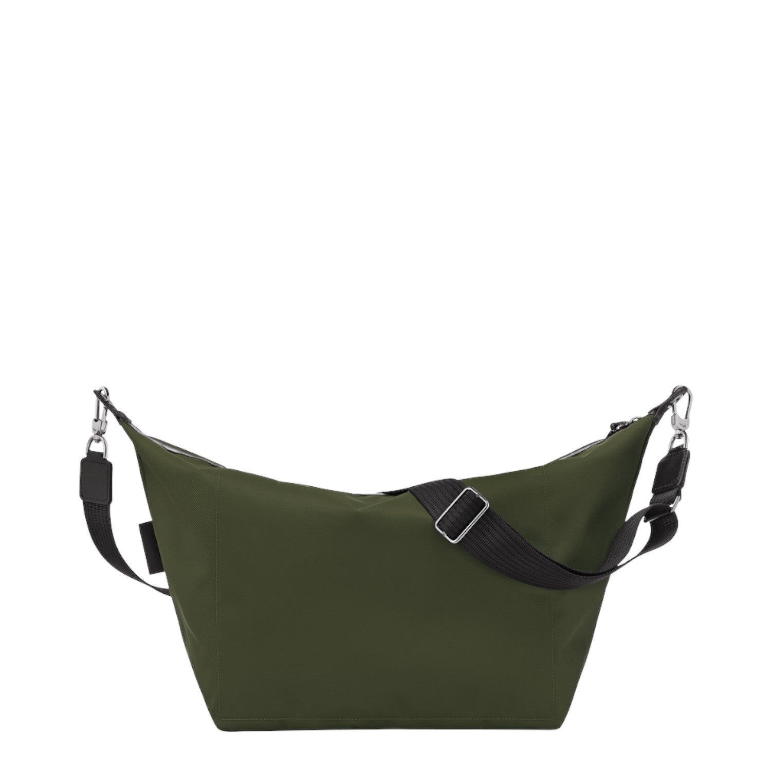 Lieblingstasche Le Pliage Energy olive green crossbody bag with adjustable black strap and silver hardware