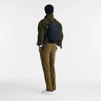 Lieblingstasche Le Pliage Energy Rucksack in navy recycled nylon with adjustable straps and minimalist design.