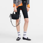 Lieblingstasche Le Pliage Energy XS black recycled nylon handbag with rope detail and top handles.