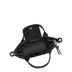 Lieblingstasche Le Pliage Energy XS handbag in black recycled nylon with rope detail and silver hardware.
