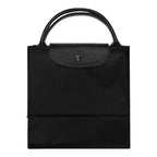 Lieblingstasche Le Pliage One black nylon travel bag with leather trim and zip closure