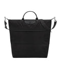 Lieblingstasche Le Pliage One black nylon travel bag with leather trim and shoulder strap