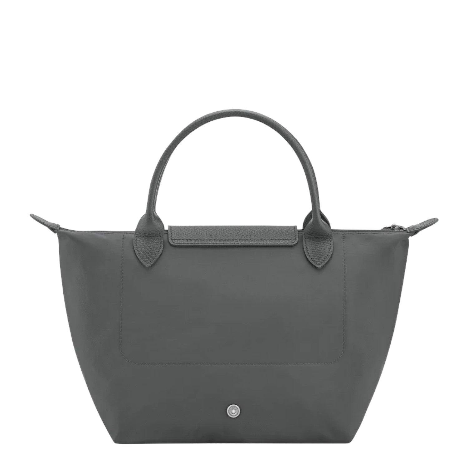 Lieblingstasche Le Pliage One Handtasche S, a grey nylon tote bag with leather trim and handles.