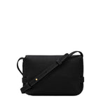 Lieblingstasche Le Smart Flow Umhängetasche S in black grained leather with an adjustable shoulder strap