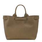 Lieblingstasche Le Smart Flow Handtasche L in taupe grained leather with dual top handles and minimalist design