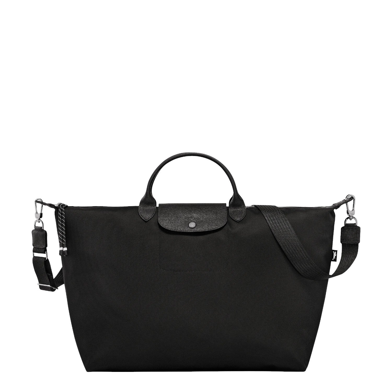 Lieblingstasche Longchamp Le Pliage Energy black travel bag with top handles and detachable shoulder strap