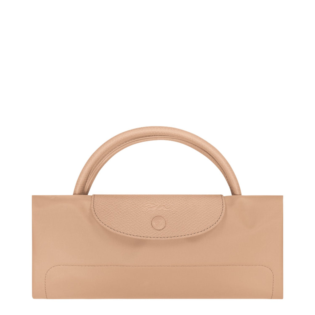 Lieblingstasche Longchamp Le Pliage One travel bag in beige, featuring a minimalist design and durable construction.