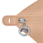 Lieblingstasche Longchamp Le Pliage One travel bag beige nylon detail with silver logo zipper pull