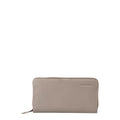 Lieblingstasche Maple taupe leather zip-around wallet with embossed aunts & uncles logo