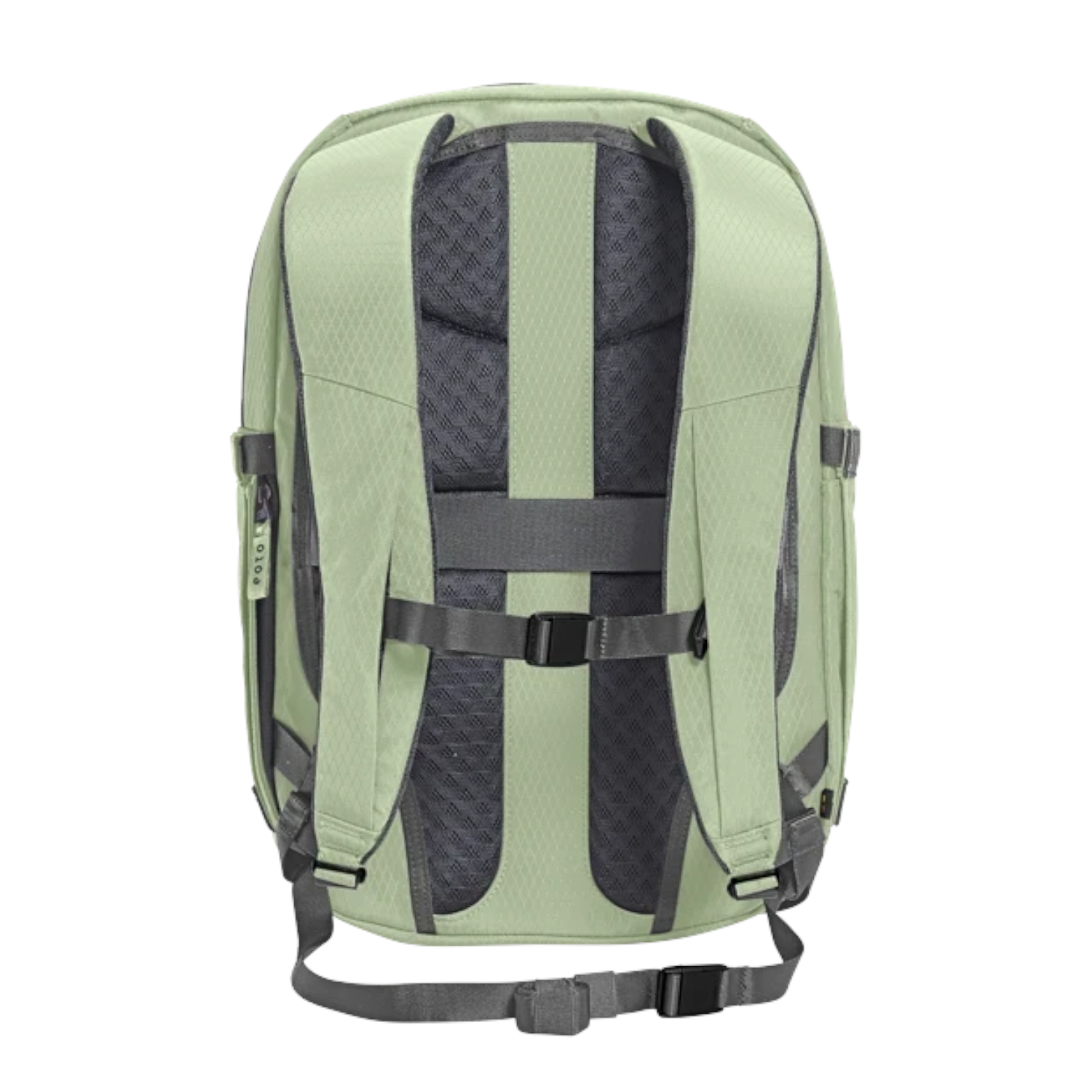 Lieblingstasche Midi20 city backpack in sage green with breathable back padding and adjustable shoulder straps