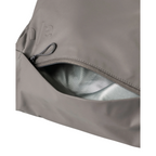 Lieblingstasche Midori RE lite bag in grey with a zippered front pocket and metallic interior lining