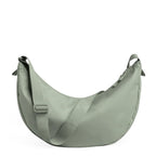 Lieblingstasche GOT BAG Moon Bag Large in sage green with an adjustable crossbody strap and crescent shape