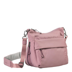 Lieblingstasche Nanuki RE lite crossbody bag in dusty pink with adjustable strap and front zip pocket