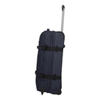 Lieblingstasche navy blue large rolling travel bag with telescopic handle and compression straps.