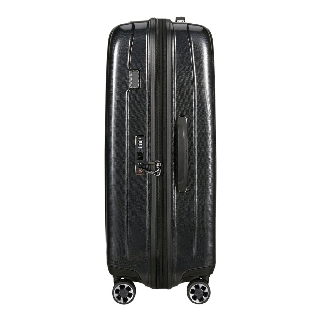 Lieblingstasche NEXIS Spinner 76/28 Exp black hardshell suitcase with TSA lock and four spinner wheels