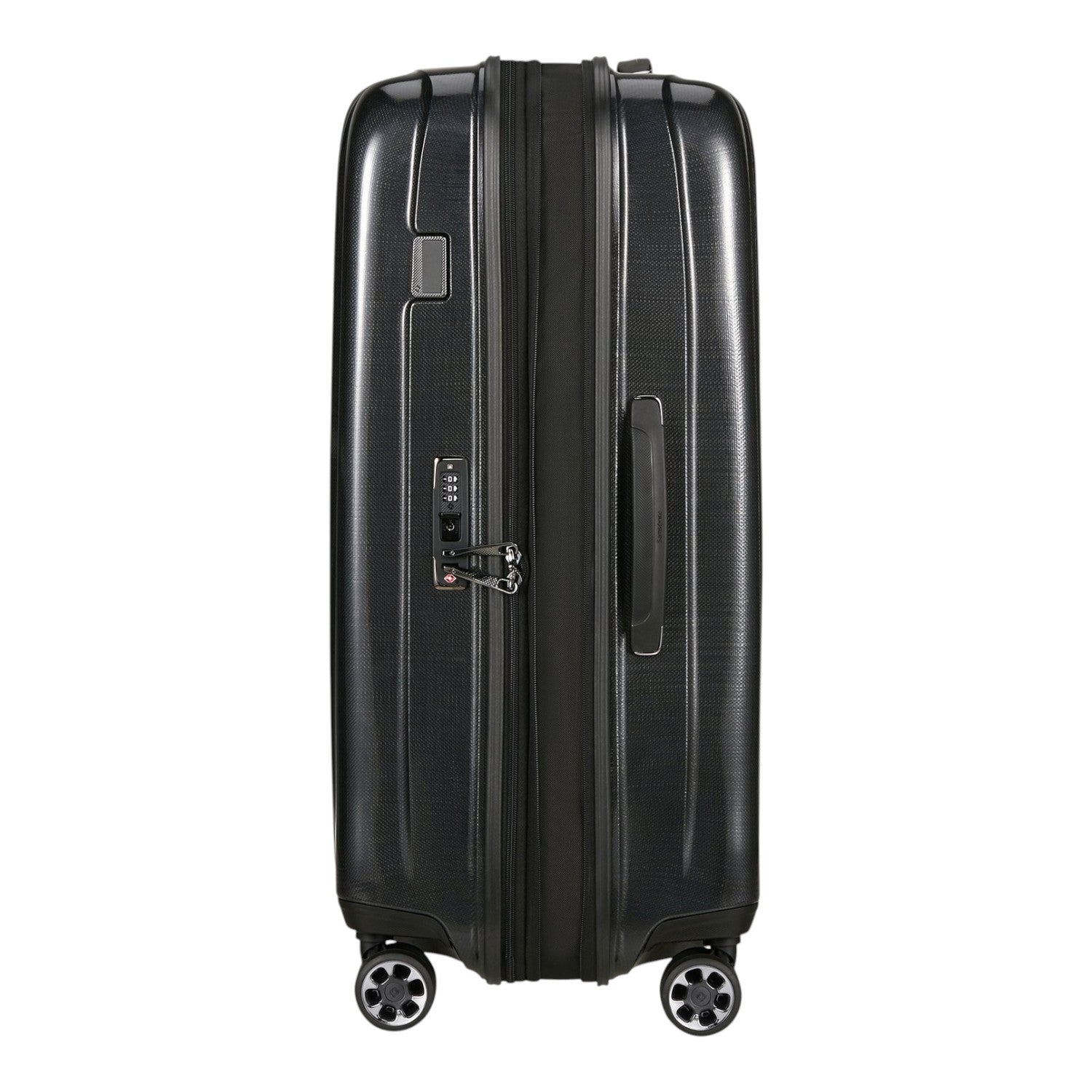 Lieblingstasche NEXIS Spinner 76/28 Exp black hard-shell suitcase with TSA lock and four spinner wheels