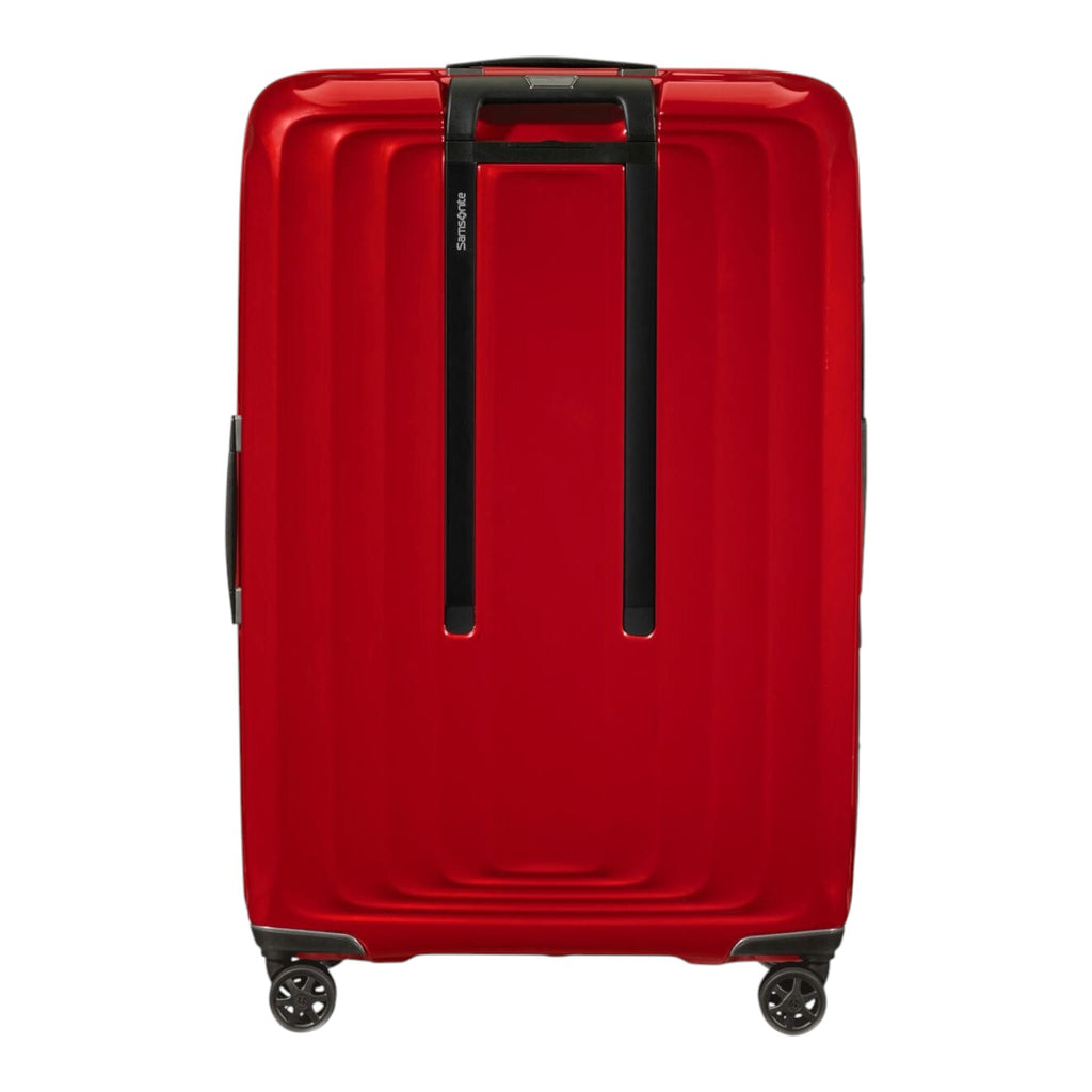 Lieblingstasche NUON Spinner 75/28 large red hardshell suitcase with telescopic handle and four spinner wheels