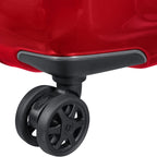 Lieblingstasche NUON Spinner 69/25 suitcase featuring a durable red hardshell exterior and smooth-rolling double wheels.