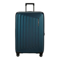 Lieblingstasche NUON Spinner 75/28 expandable suitcase in dark teal with a textured hard shell and four wheels