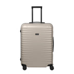 Lieblingstasche OVERSEAS 4w medium beige hardshell trolley suitcase with four wheels and telescopic handle