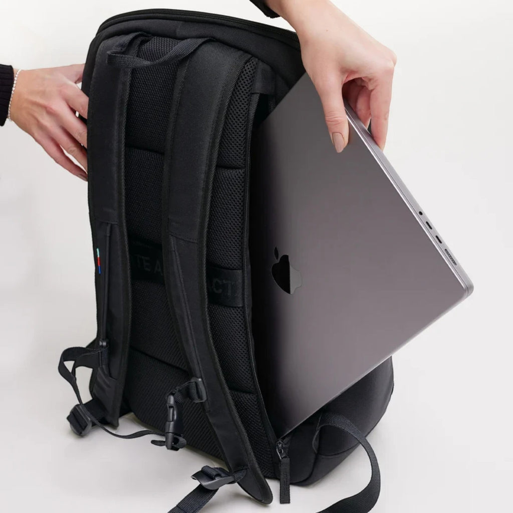Lieblingstasche Pro Pack black laptop backpack with external access 15-inch laptop compartment and ergonomic straps