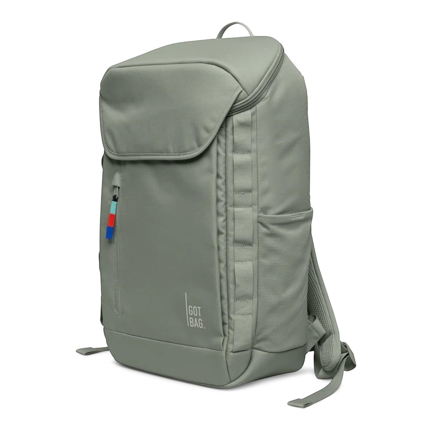Lieblingstasche Pro Pack sage green professional laptop backpack with mesh side pockets and front document compartment