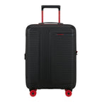 Lieblingstasche PRODIVER HS Spinner 55/20 black hard-shell carry-on suitcase with red wheels and telescopic handle