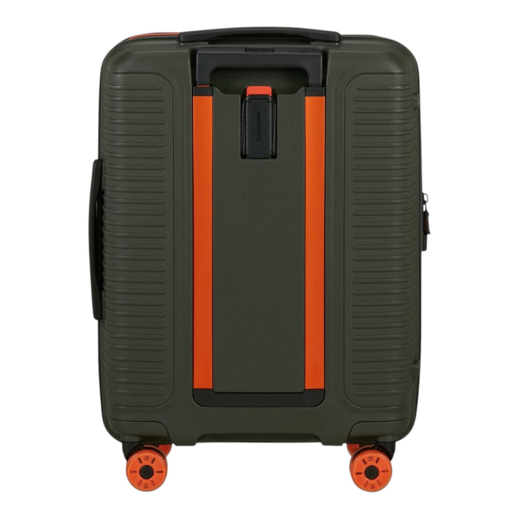 Lieblingstasche PRODIVER HS Spinner 55/20 Exp carry-on suitcase in olive green with orange accents and wheels