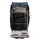 Lieblingstasche Roll Pack 2.0 backpack in navy and black with open main compartment and laptop sleeve