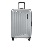 Lieblingstasche Samsonite Nuon Spinner 69/25 suitcase in silver with modern hardshell design and TSA lock