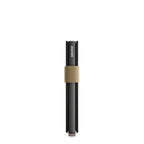 Lieblingstasche Secrid Bandwallet Matte in black with a beige elastic band for secure card storage