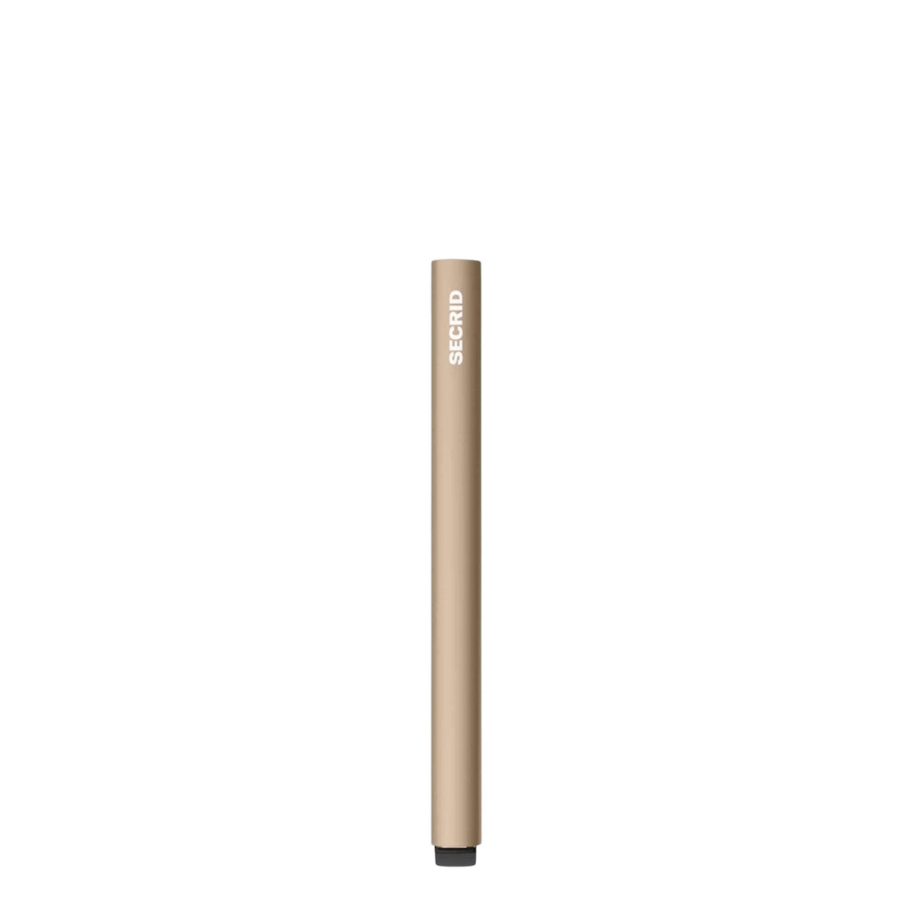 Lieblingstasche Secrid Cardprotector in beige, a slim RFID-blocking aluminum card holder for secure storage.