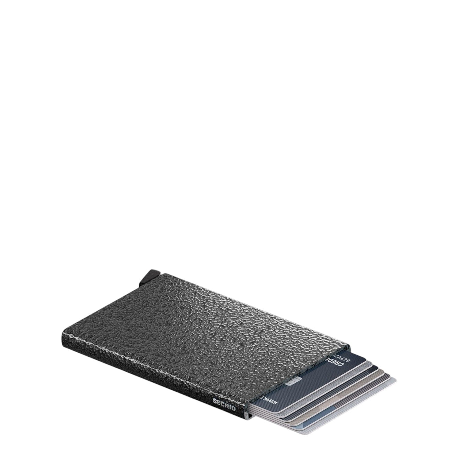 Lieblingstasche Secrid Cardprotector Hammerstone in black with a textured finish and RFID protection