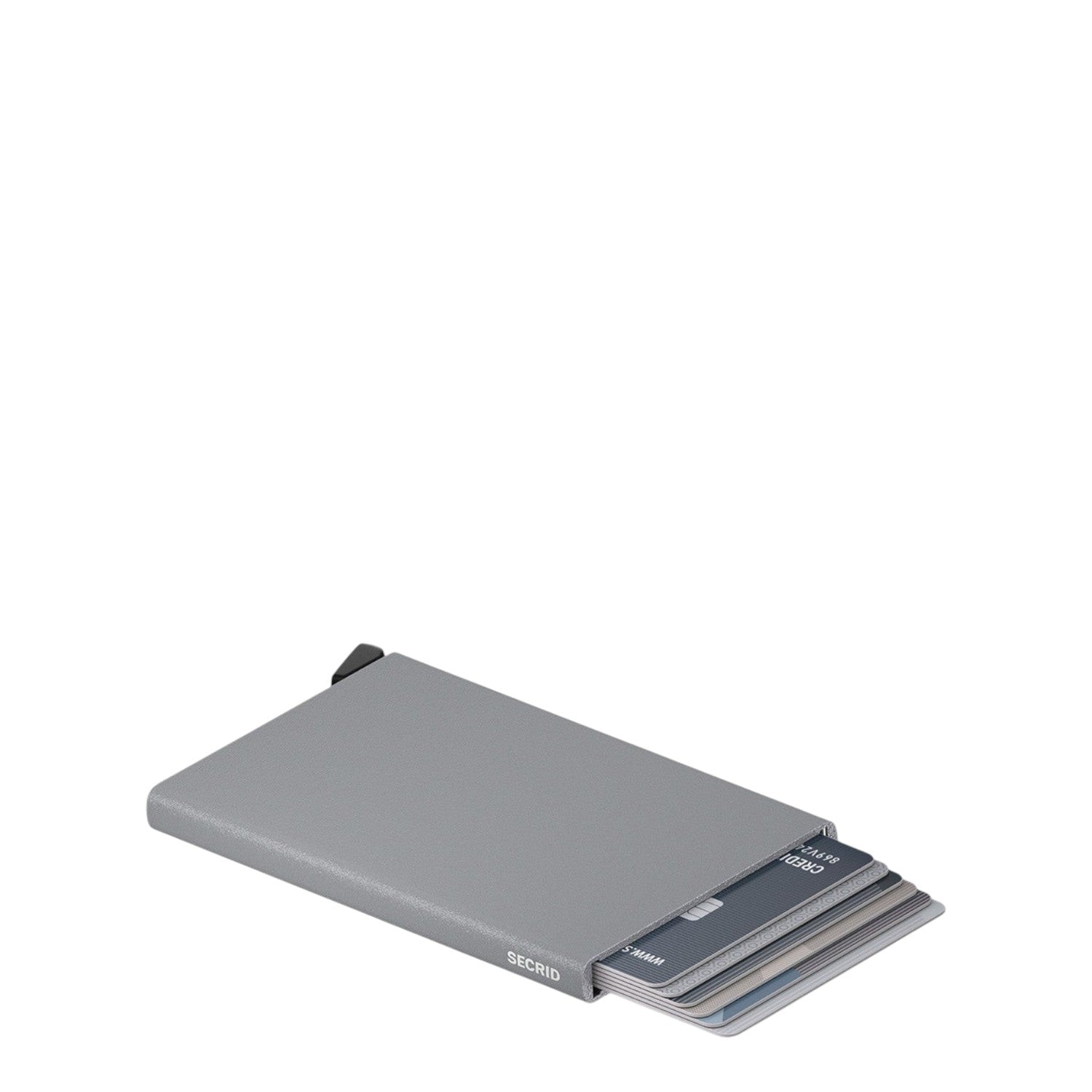 Lieblingstasche Secrid Cardprotector in powder grey aluminium with RFID protection and card slide mechanism