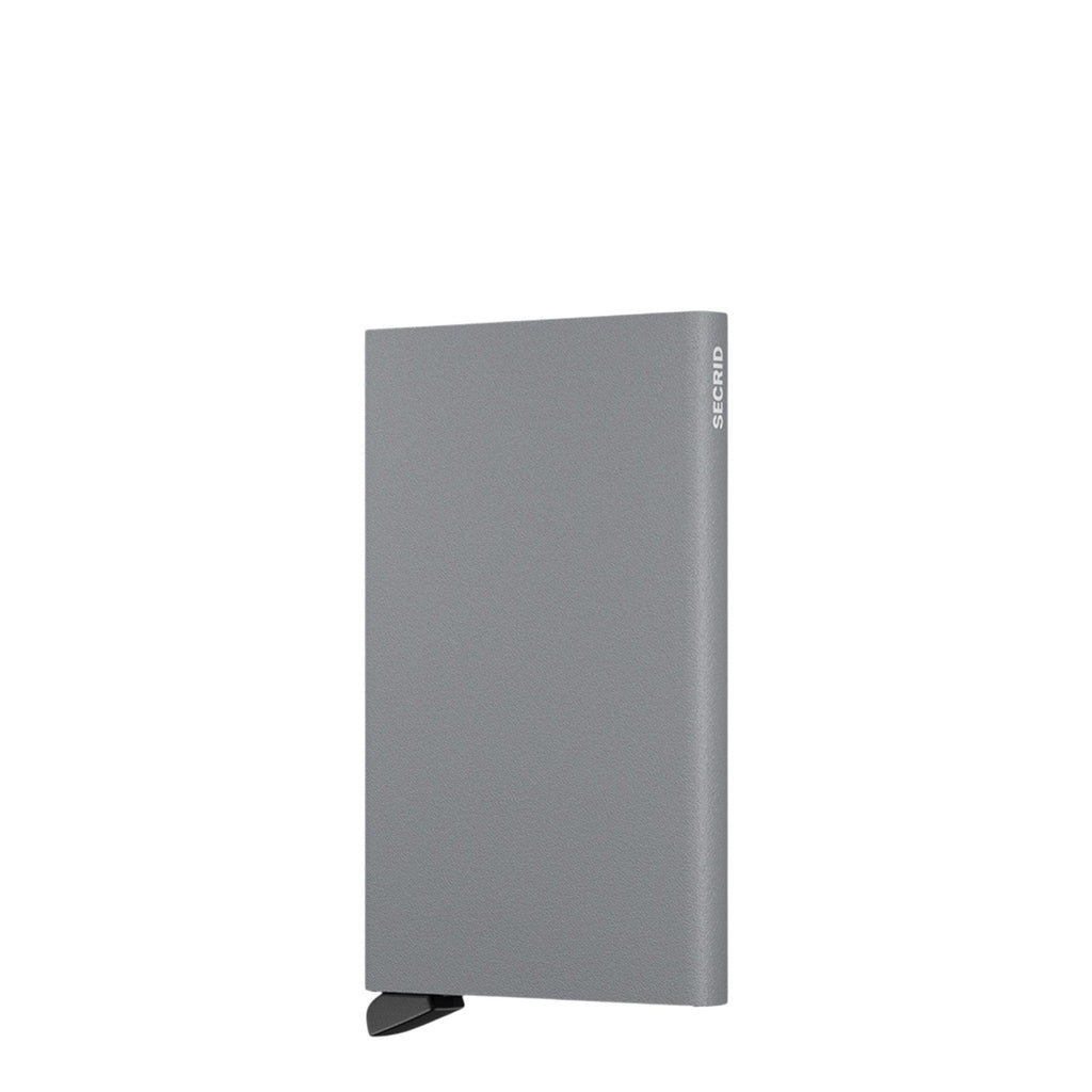 Lieblingstasche Secrid Cardprotector in powder grey aluminium with RFID protection and card slide mechanism
