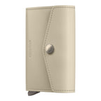 Lieblingstasche Secrid Envelope Original wallet in beige leather with a snap button closure