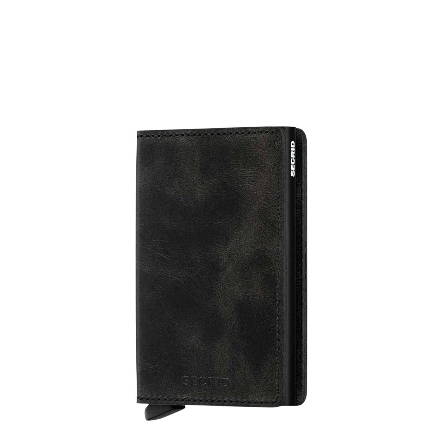Lieblingstasche Secrid Slimwallet Vintage in black leather with RFID protection and card slide mechanism