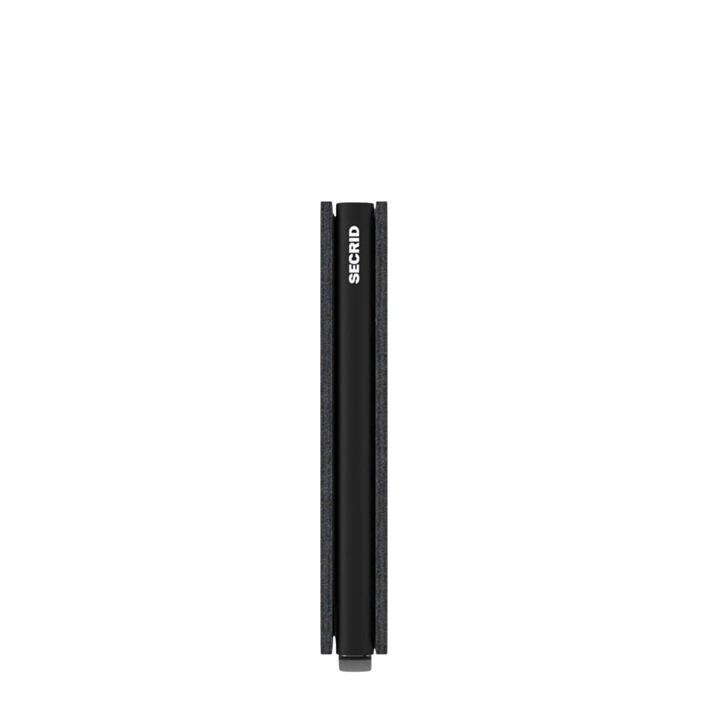 Lieblingstasche Secrid Slimwallet Hexagon in black with RFID protection and slim minimalist design side view