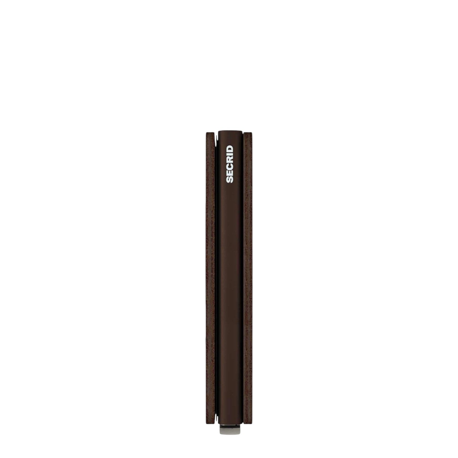 Lieblingstasche Secrid Slimwallet Vintage in dark brown leather with RFID protection, side view