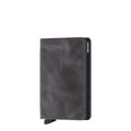 Lieblingstasche Secrid Slimwallet in vintage grey leather with RFID protection and card mechanism