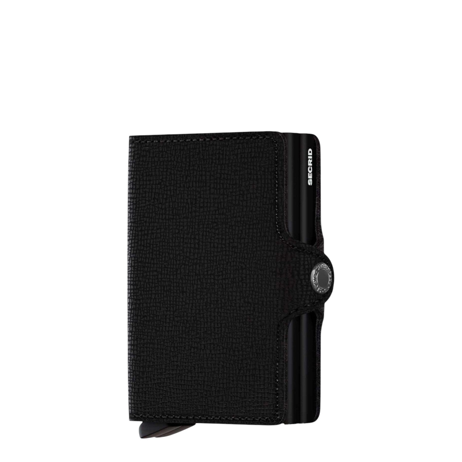 Lieblingstasche Secrid Twinwallet Crisple in black leather with RFID protection and snap button closure