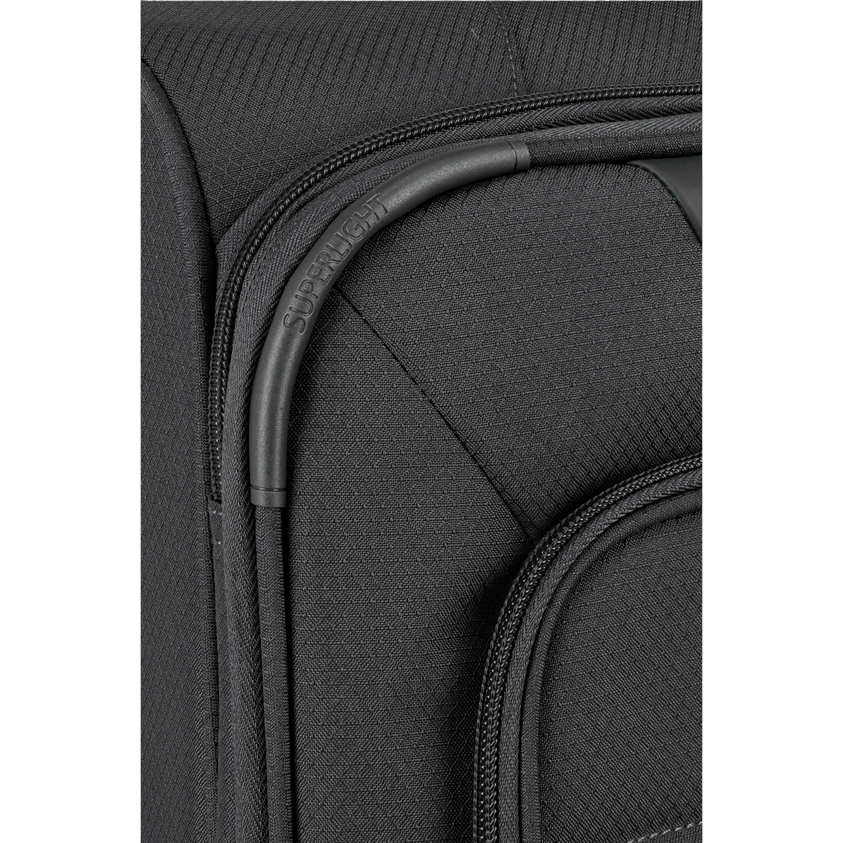 Lieblingstasche Skaii medium expandable trolley suitcase in black featuring a durable superlight frame detail
