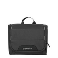 Lieblingstasche Skaii black toiletry bag with top handle and front zip pocket
