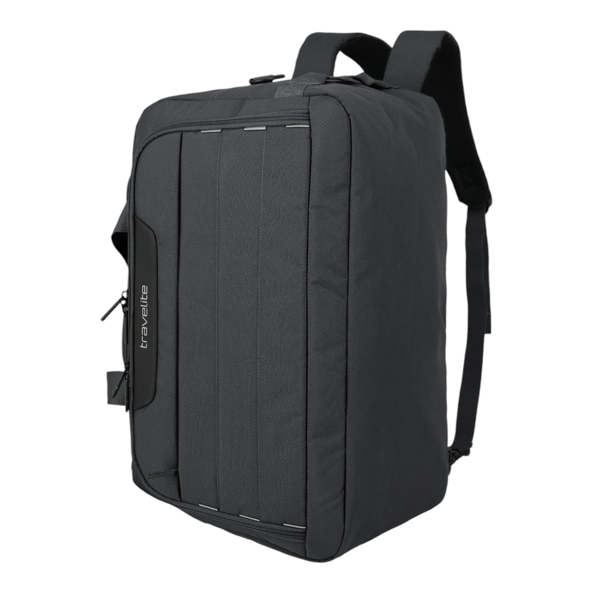 Lieblingstasche Skaii black weekender rucksack with durable fabric and side carry handle