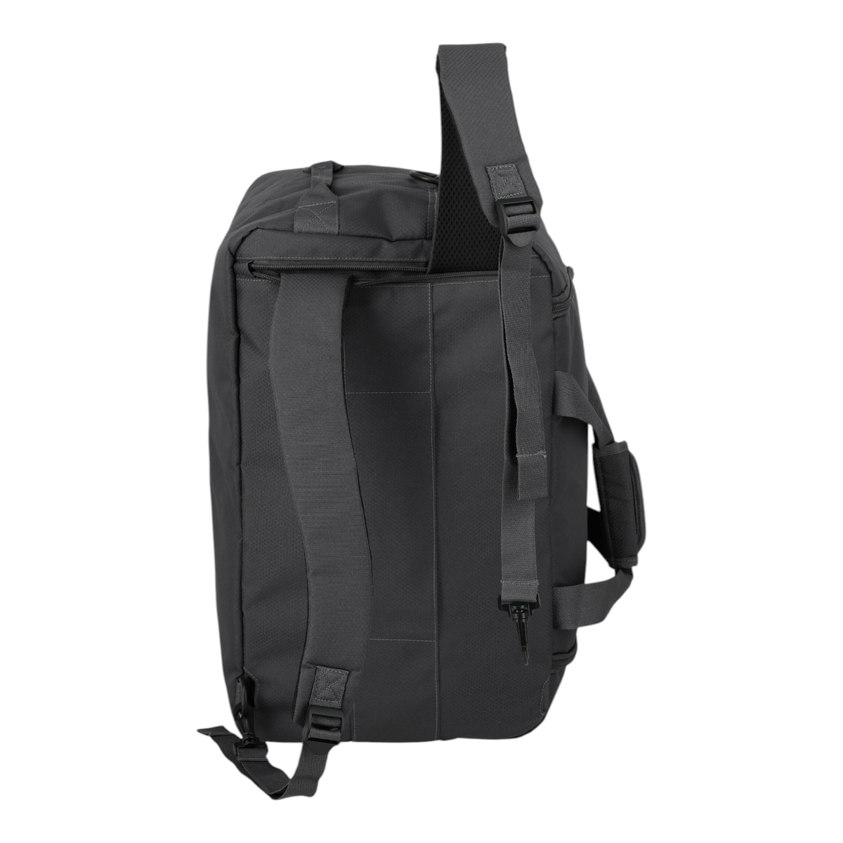Lieblingstasche Skaii black weekender rucksack with adjustable shoulder straps and side carry handle